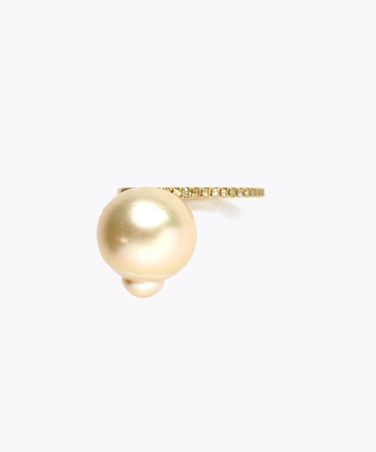 [philia] One of a kind south sea pearl bar ring