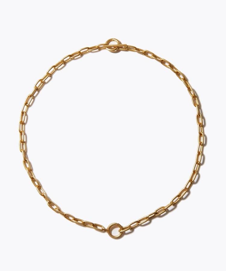 [bone] custom clasp chain necklace