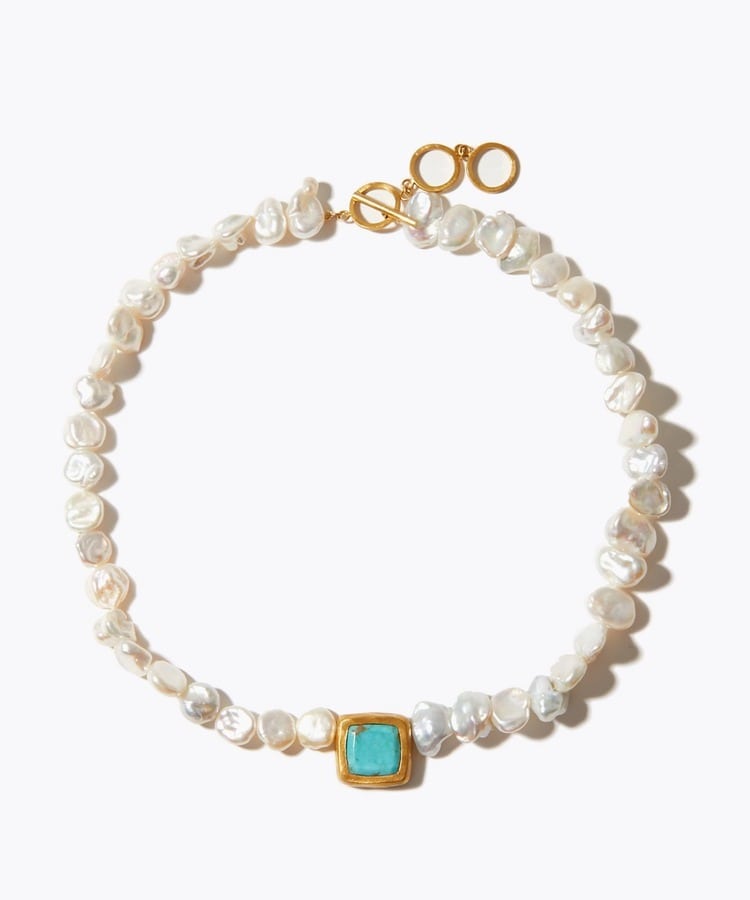 [collaboration] AYUMI HAMAMOTO×ARTIDA OUD turquoise pearl necklace