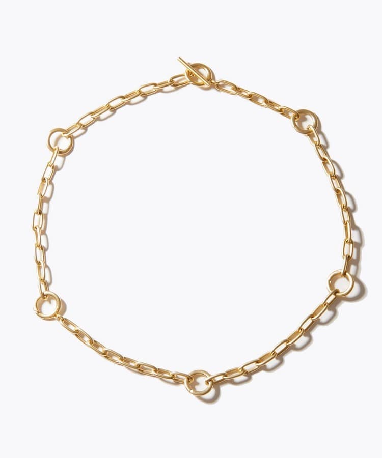 [bone] custom clasp chain choker