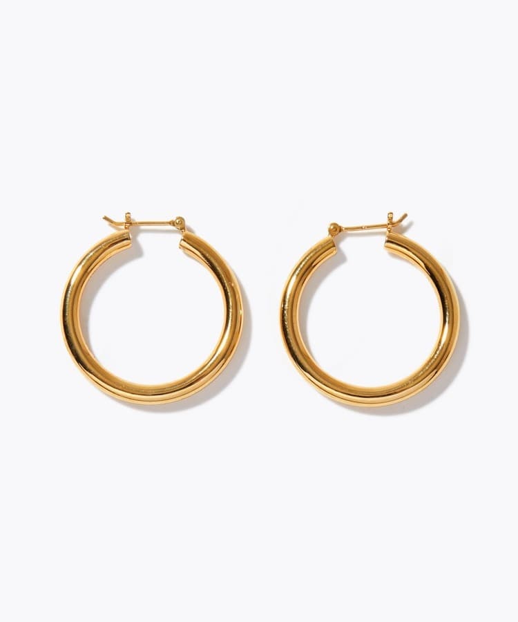 [mallow] AOI×ARTIDA OUD medium hoop pierced earring