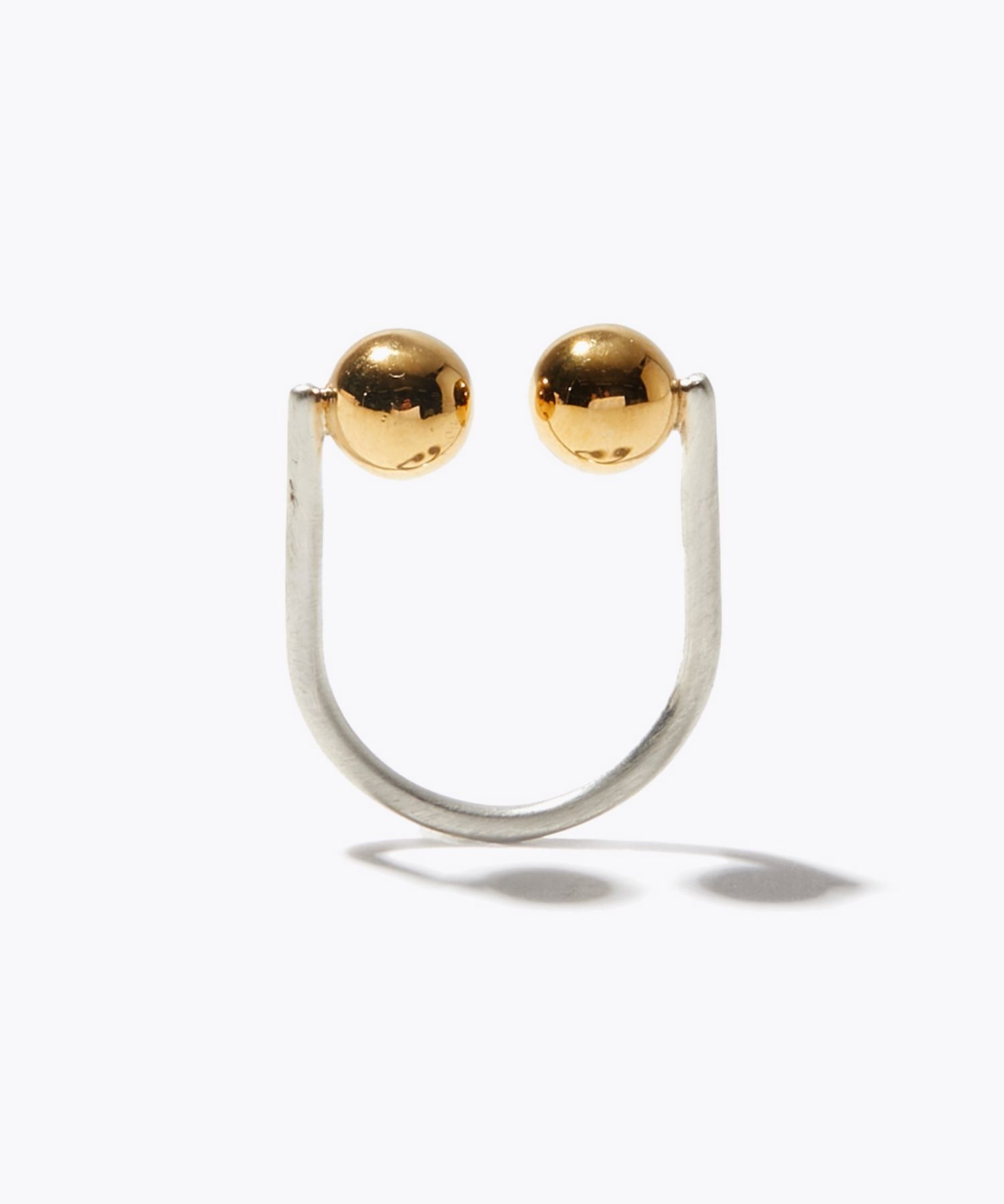 アルド レディース リング アクセサリー ALDO Yerabaen ring with double crystal in gold tone  Gold 通販