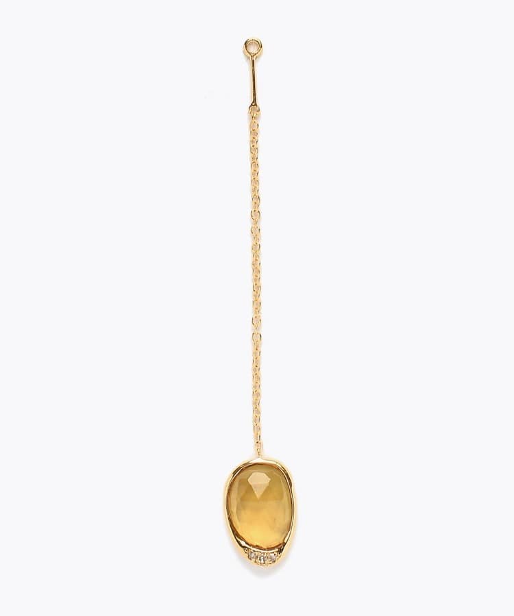 [elafonisi] 【5th Anniversary Limited】One of a kind multi tourmaline single ear charm