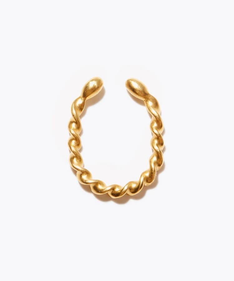 [ancient] twisted oval cuff