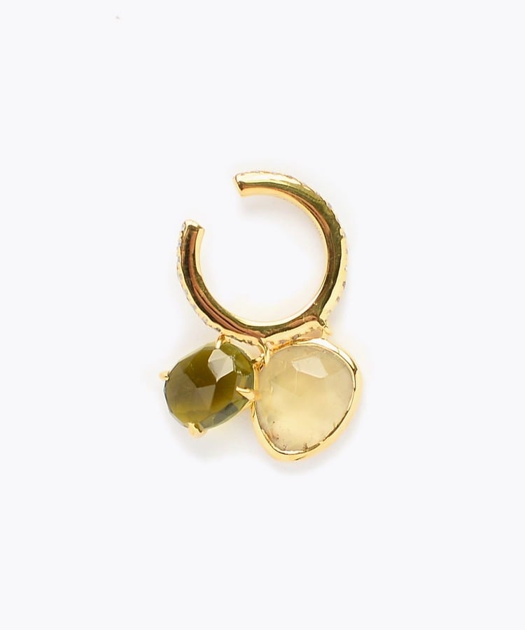 [elafonisi] 【5th Anniversary Limited】One of a kind multi tourmaline cuff