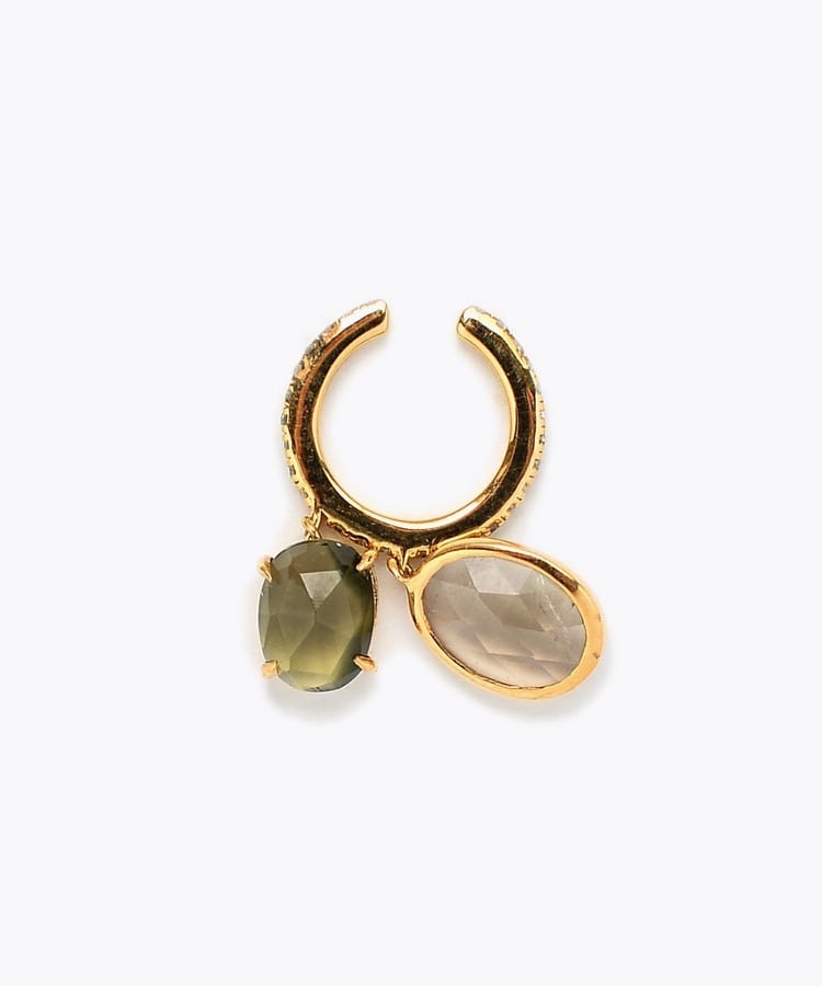 [elafonisi] 【5th Anniversary Limited】One of a kind multi tourmaline cuff