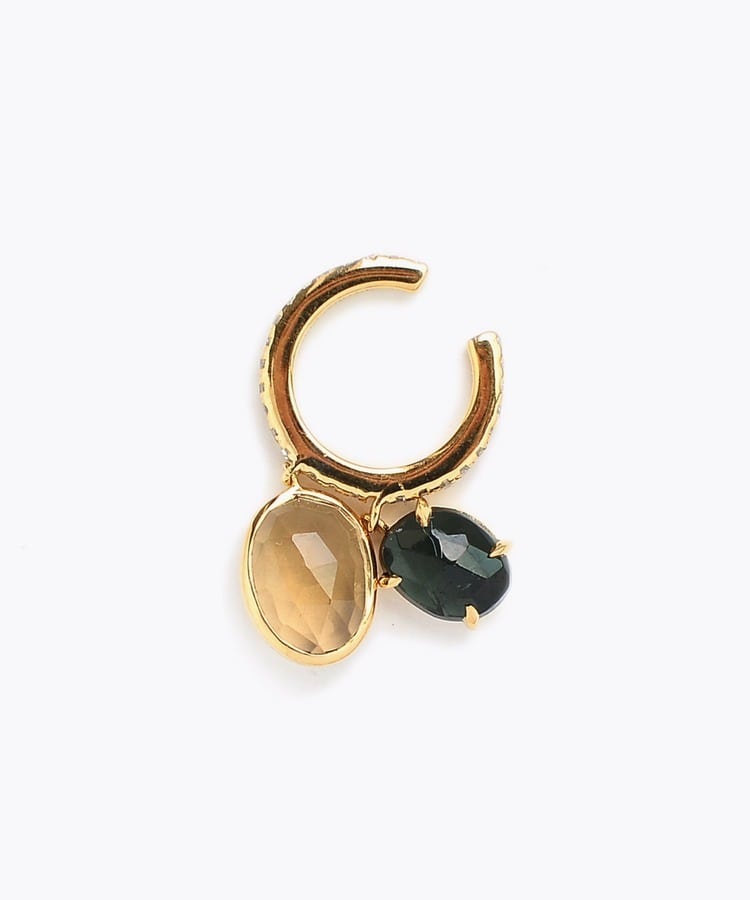 [elafonisi] 【5th Anniversary Limited】One of a kind multi tourmaline cuff