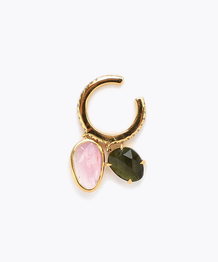 [elafonisi] 【5th Anniversary Limited】One of a kind multi tourmaline cuff