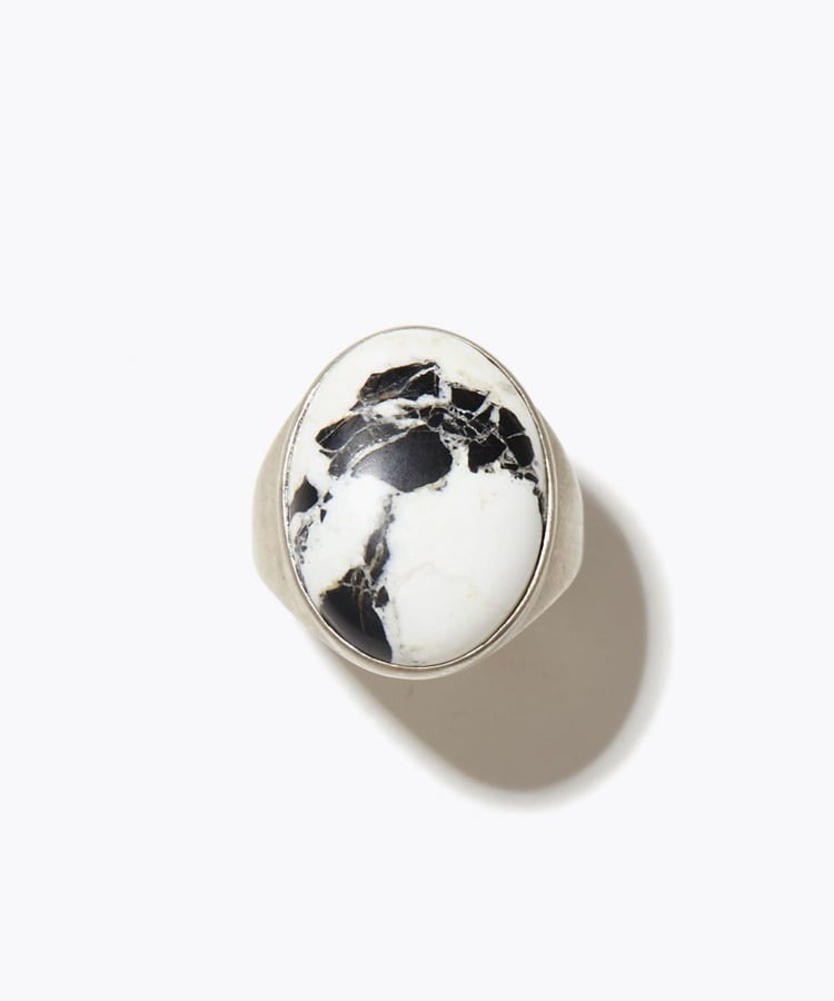 [bone] calcite ring