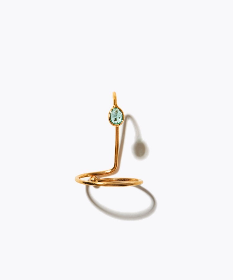 [eden] emerald nail ring