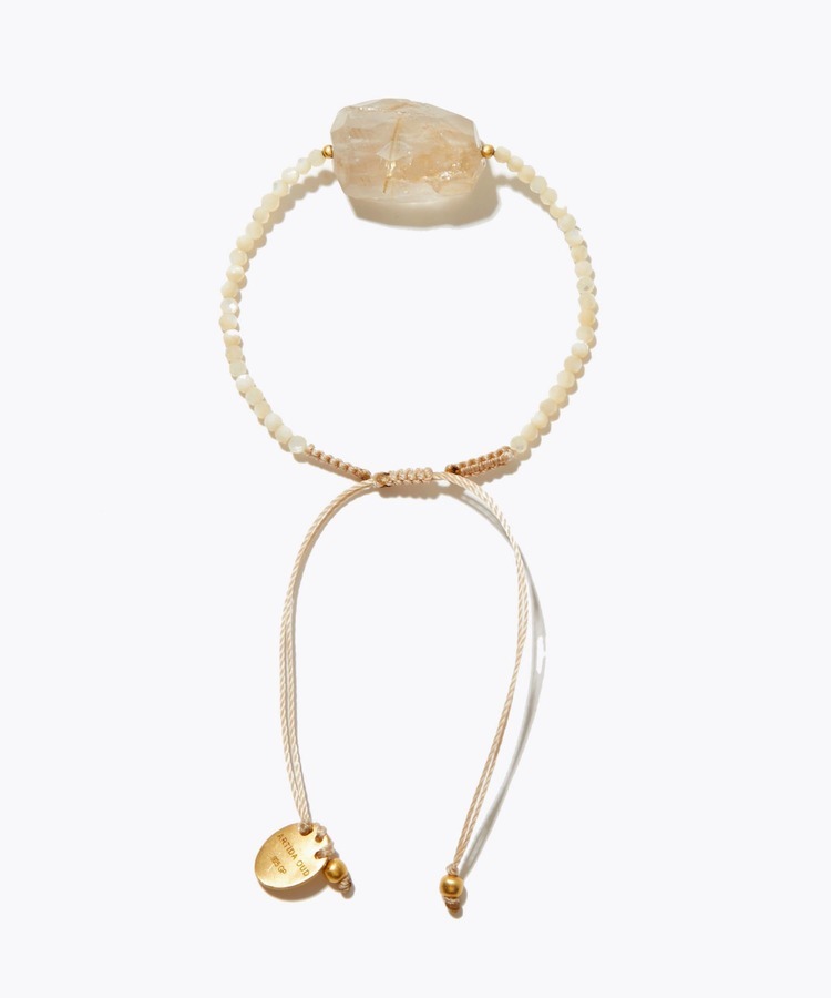 [I am donation] Maison NH x Vermeil gold rutilated quartz bracelet
