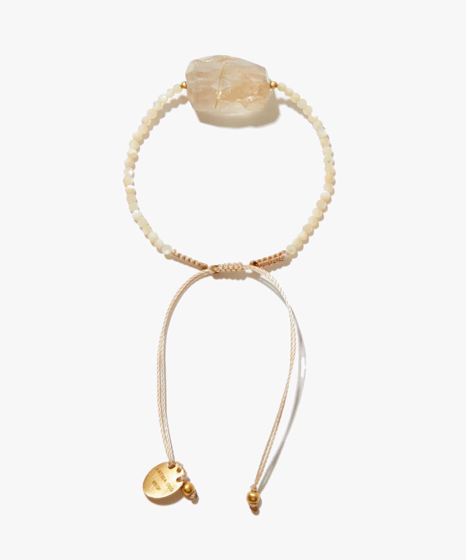 [I am donation] MAISON N.H PARIS x Vermeil par iena ルチルクォーツ ブレスレット