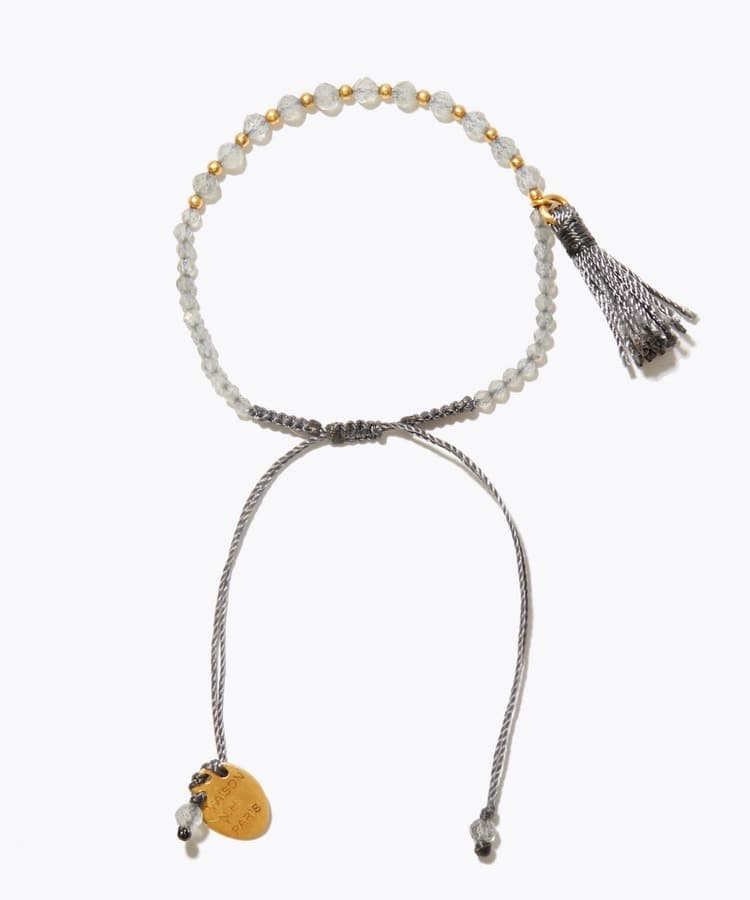 [I am donation] MAISON N.H PARIS x Vermeil par iena labradorite fringe bracelet