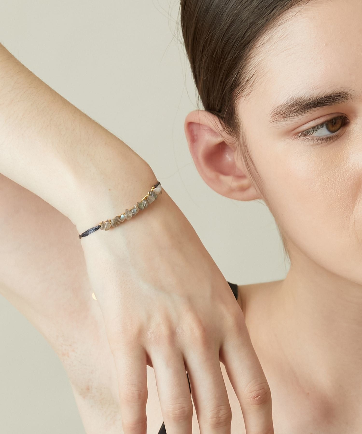 I am donation] MAISON N.H PARIS x Vermeil par iena ラブラドライト 