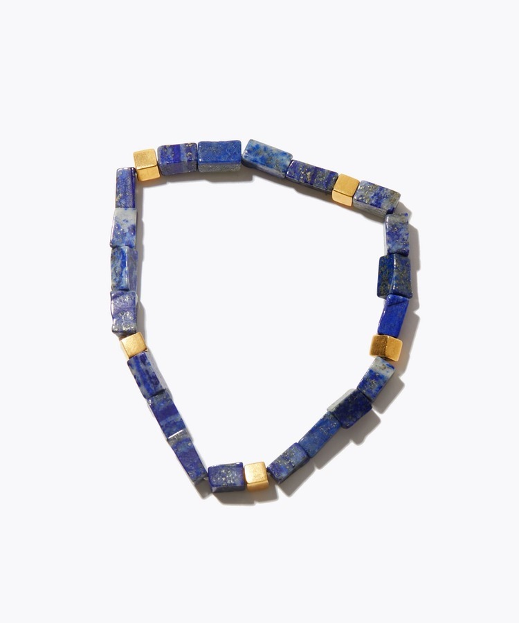 [amulette] [A holy stone to ward off evil]lapis lazuli cube bracelet