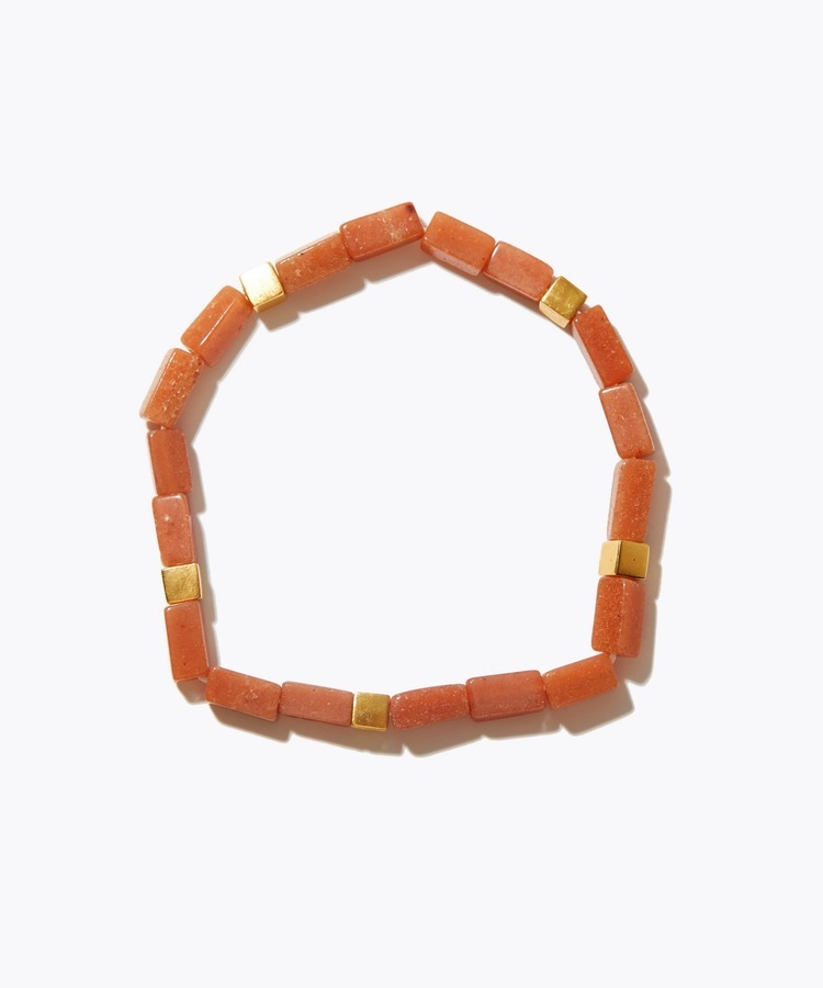 [amulette] [Increase focus and guide to answers]aventurine cube bracelet
