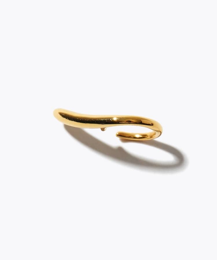 [bone] small bar cuff