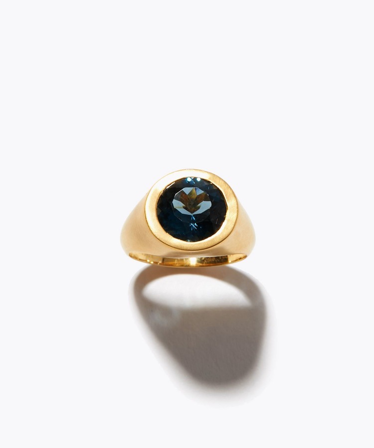 [eden] london blue topaz signet ring