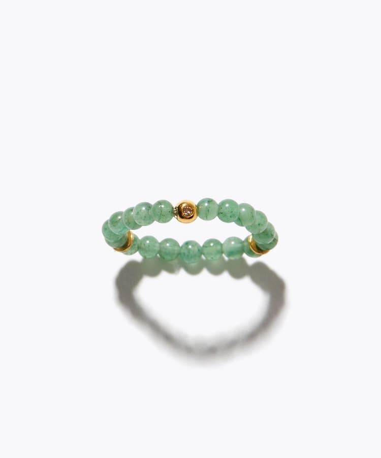 [amulette] [Increase focus and guide to answers]aventirine diamond ring