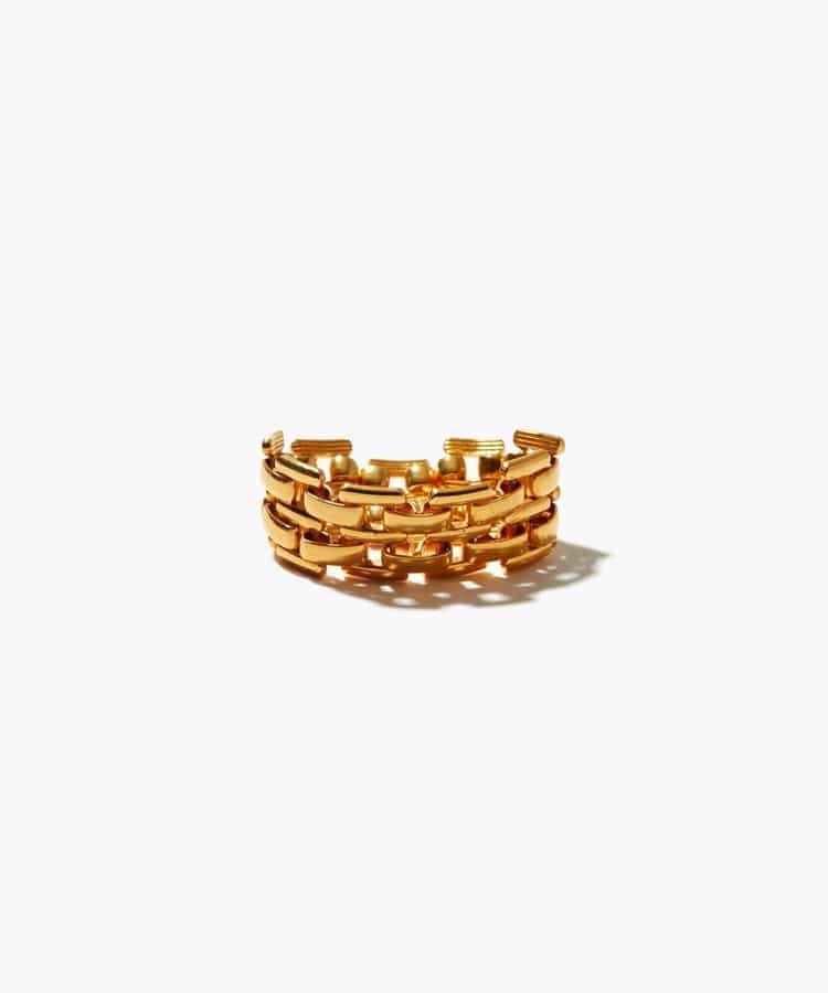 [ancient] wide chain ring