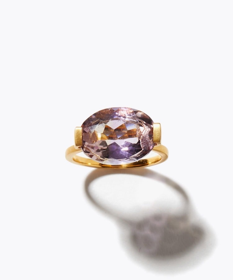 [ancient] oval ametrine ring