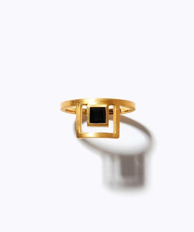 [ancient] onyx geo ring