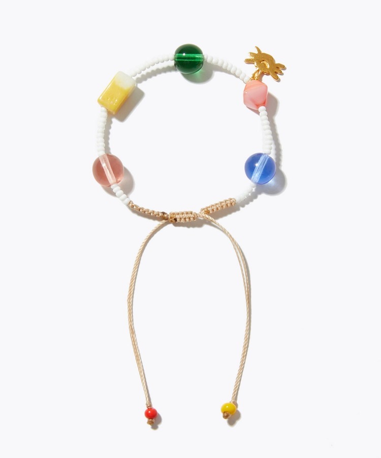 [I am donation] multi color crab bracelet
