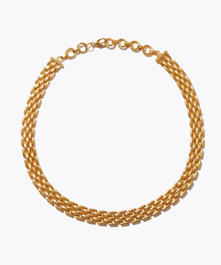 [ancient] wide chain choker