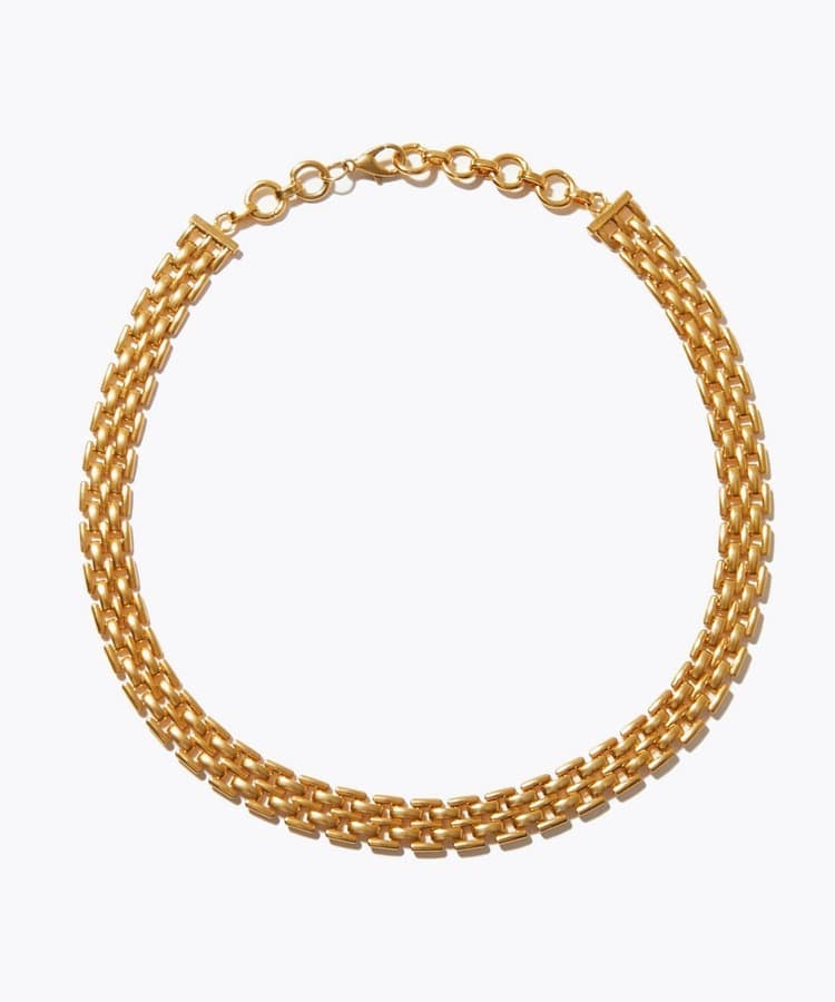 [ancient] wide chain choker