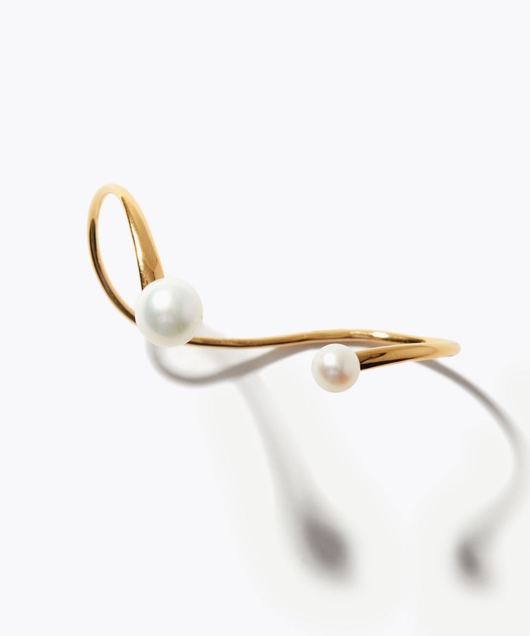 [philia] double pearl palm cuff