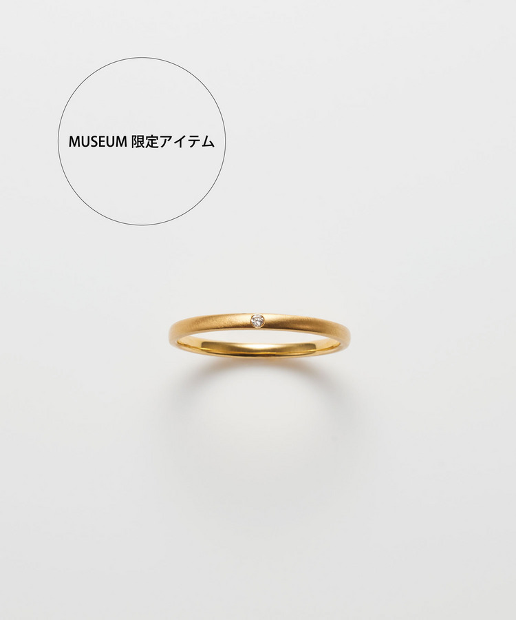 MUSEUM限定 [saphed] K18 ocean diamond ring