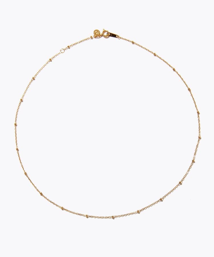 [basic] K10 studs chain choker