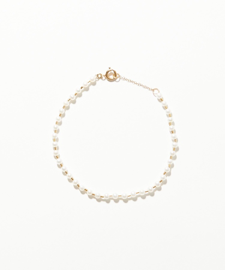 [philia] baby pearl gold grain bracelet
