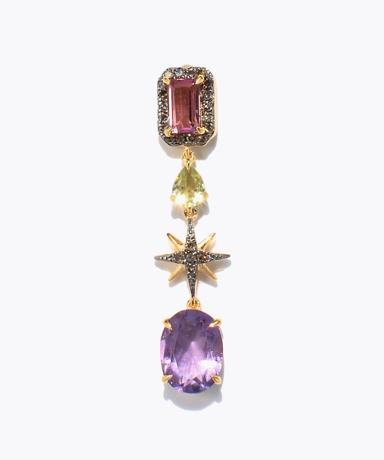 [elafonisi] grand star pierced earring