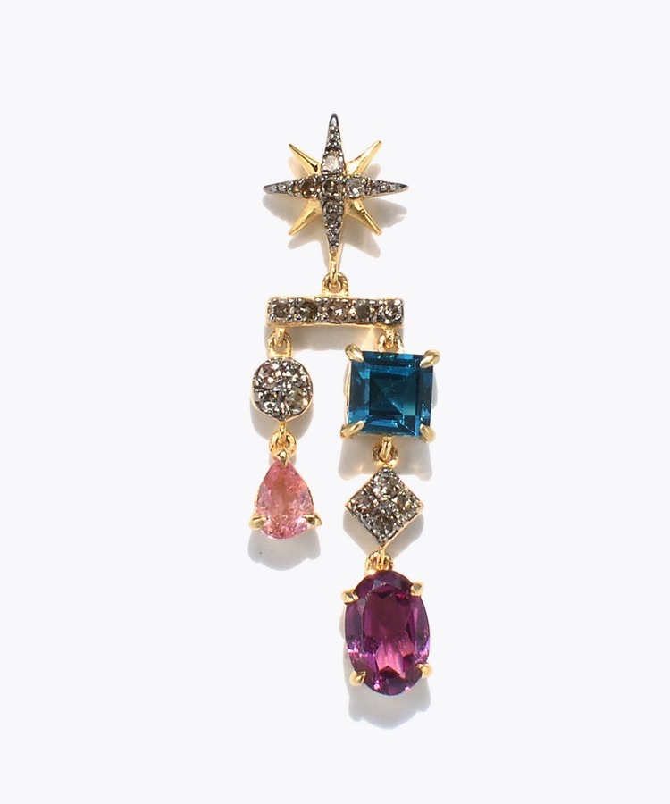 [elafonisi] chandelier pierced earring