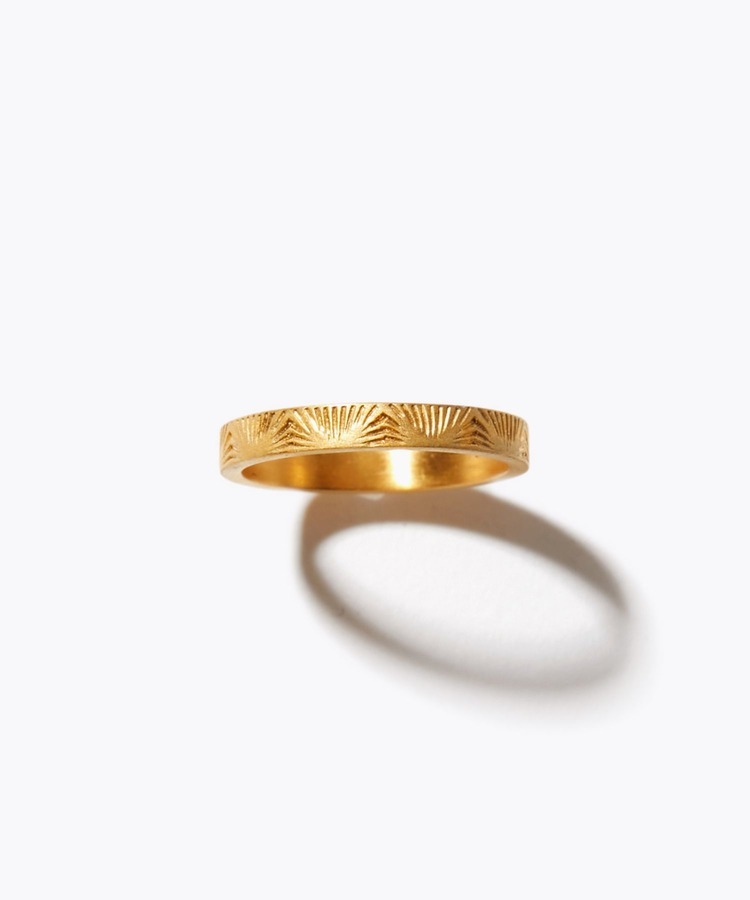 [ancient] carving pinky ring