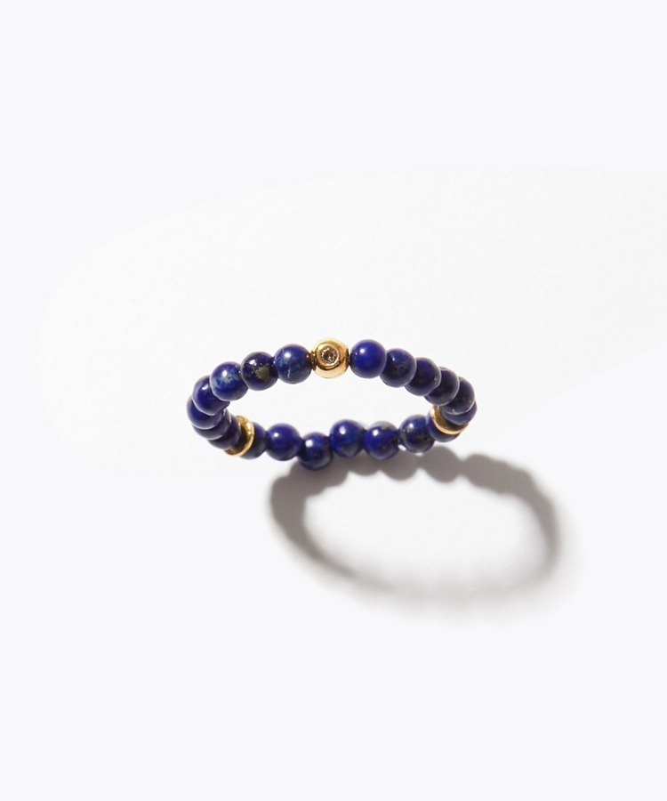 [amulette] [A holy stone to ward off evil]lapis lazuli diamond ring
