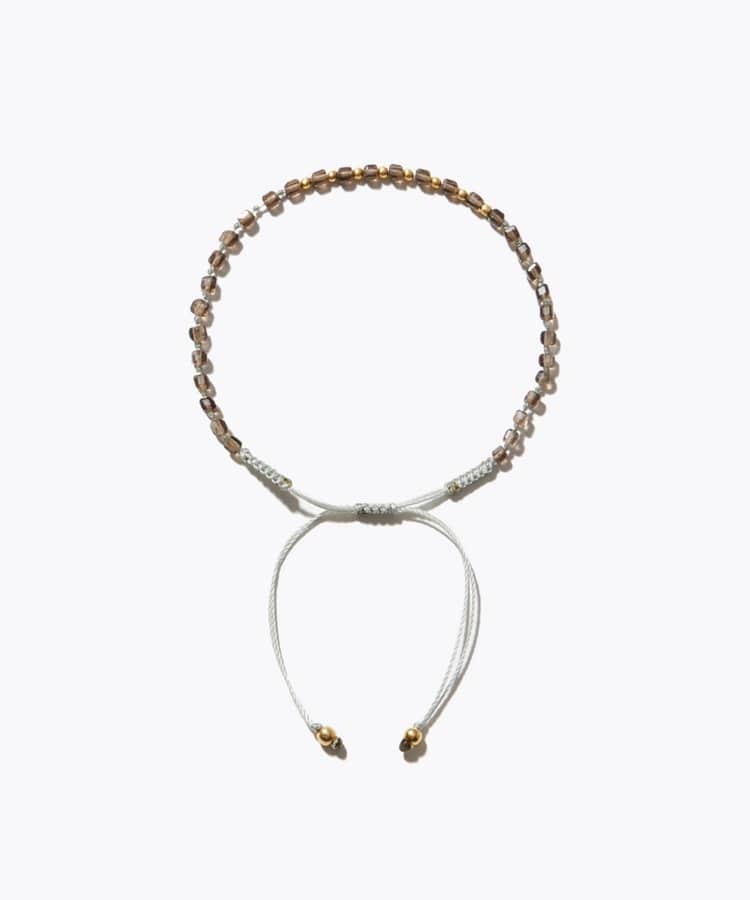 [I am donation] smoky quartz knot bracelet