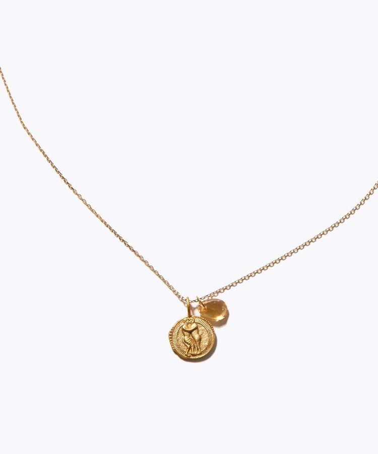 [constellation] gemini citrine necklace