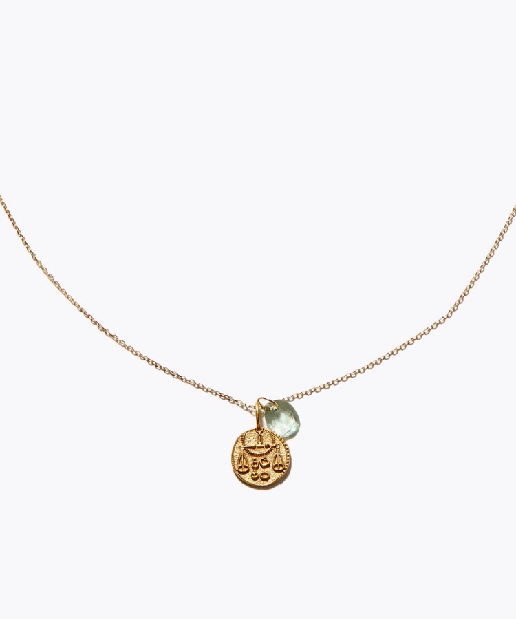 [constellation] libra green tourmaline necklace