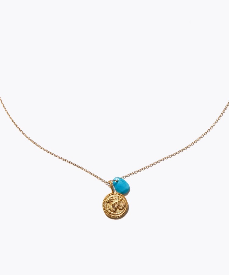 [constellation] capricorn turquoise necklace