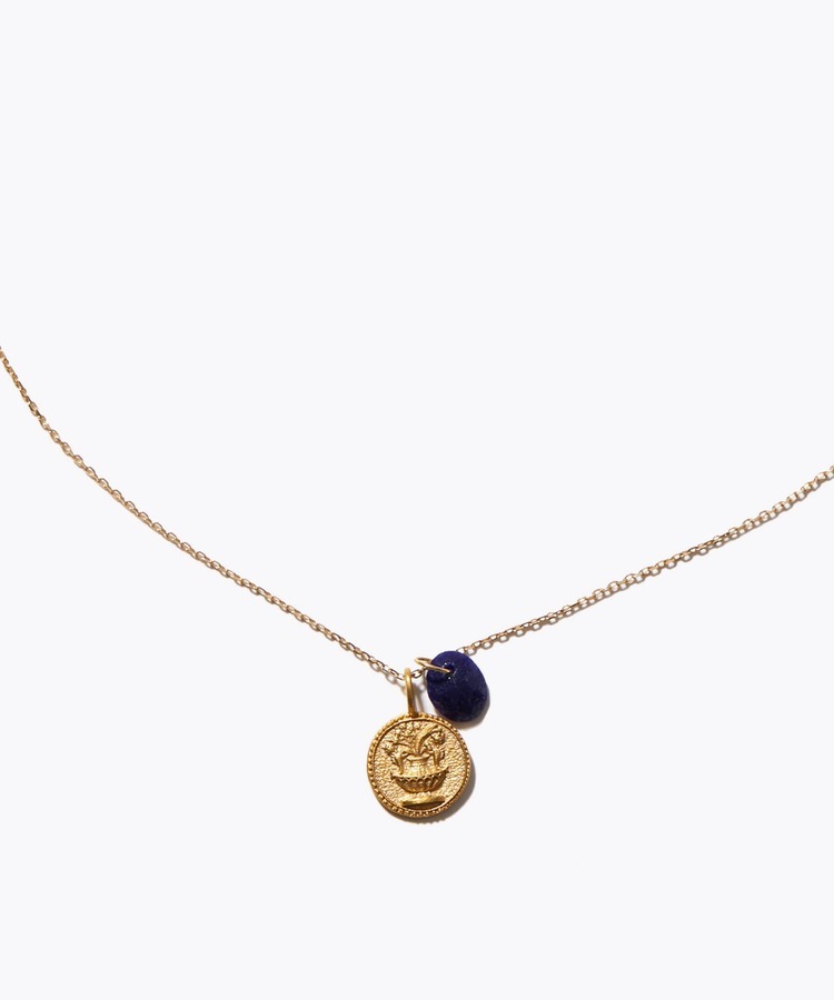 [constellation] aquarius lapis lazuli necklace