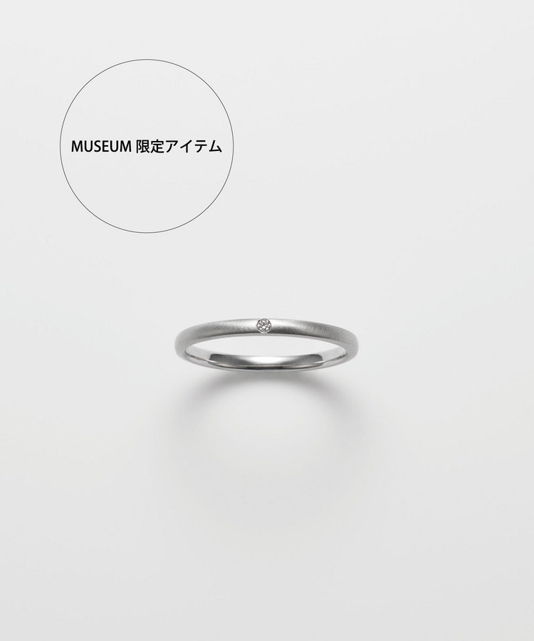 MUSEUM限定 [saphed] PT ocean diamond ring