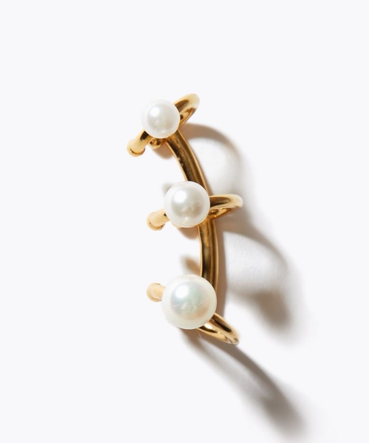 [philia] triple pearl gradation cuff