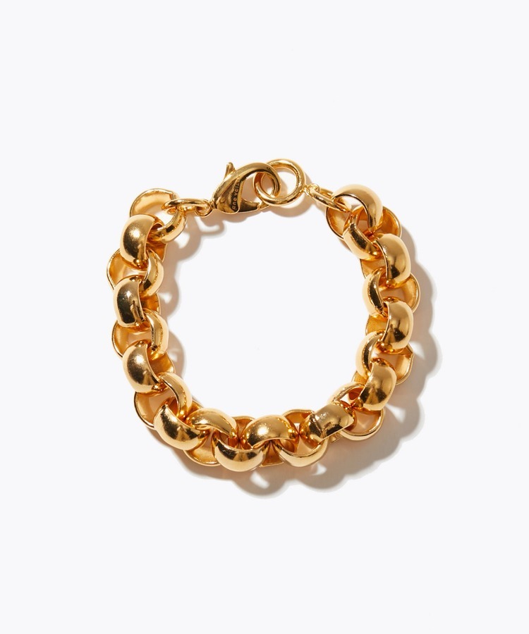 [bone] chanky round chain bracelet