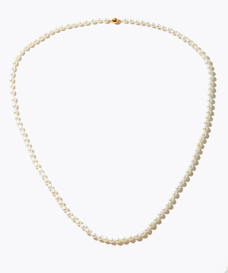 [philia] akoya pearl 80cm long necklace