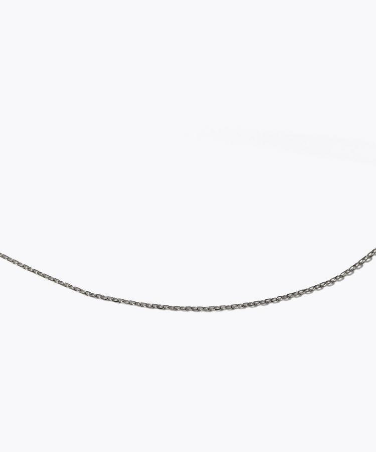 [basic] small cable chain 42cm silver necklace
