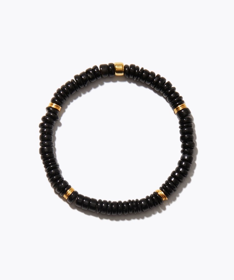 [amulette] [Drive away evil spirits and lead to the achievement of goals] onyx tire beads bracelet