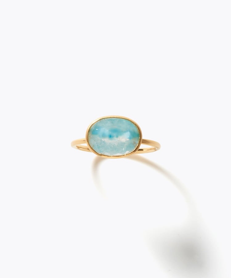 [eden] gilalite in quartz ring