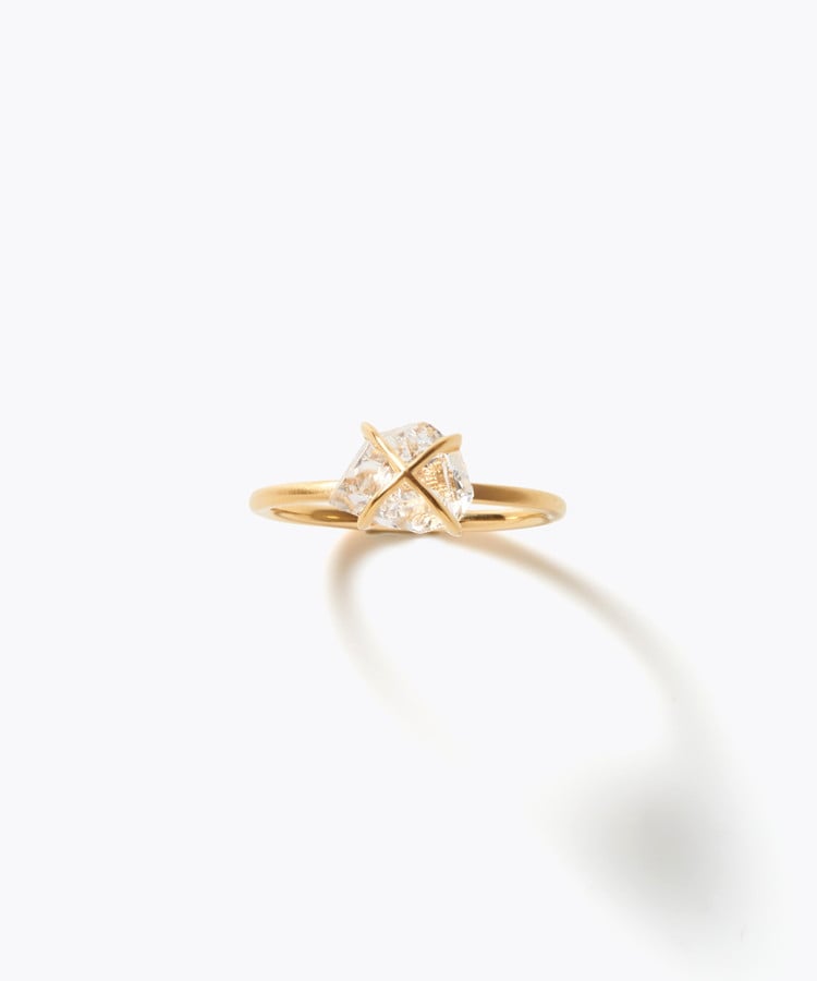 [eden] herkimer diamond ring